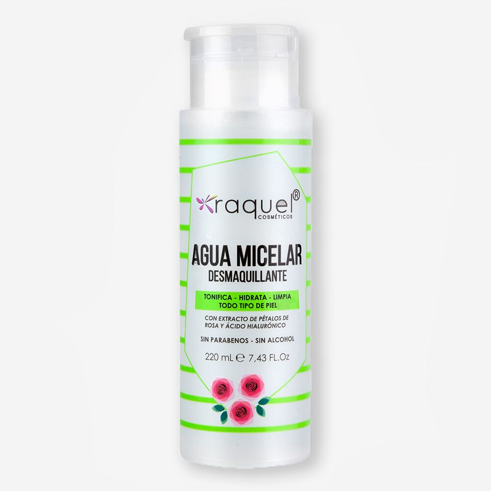 Agua Micelar con Ácido Hialurónico y pétalos de rosa - Imagen 1