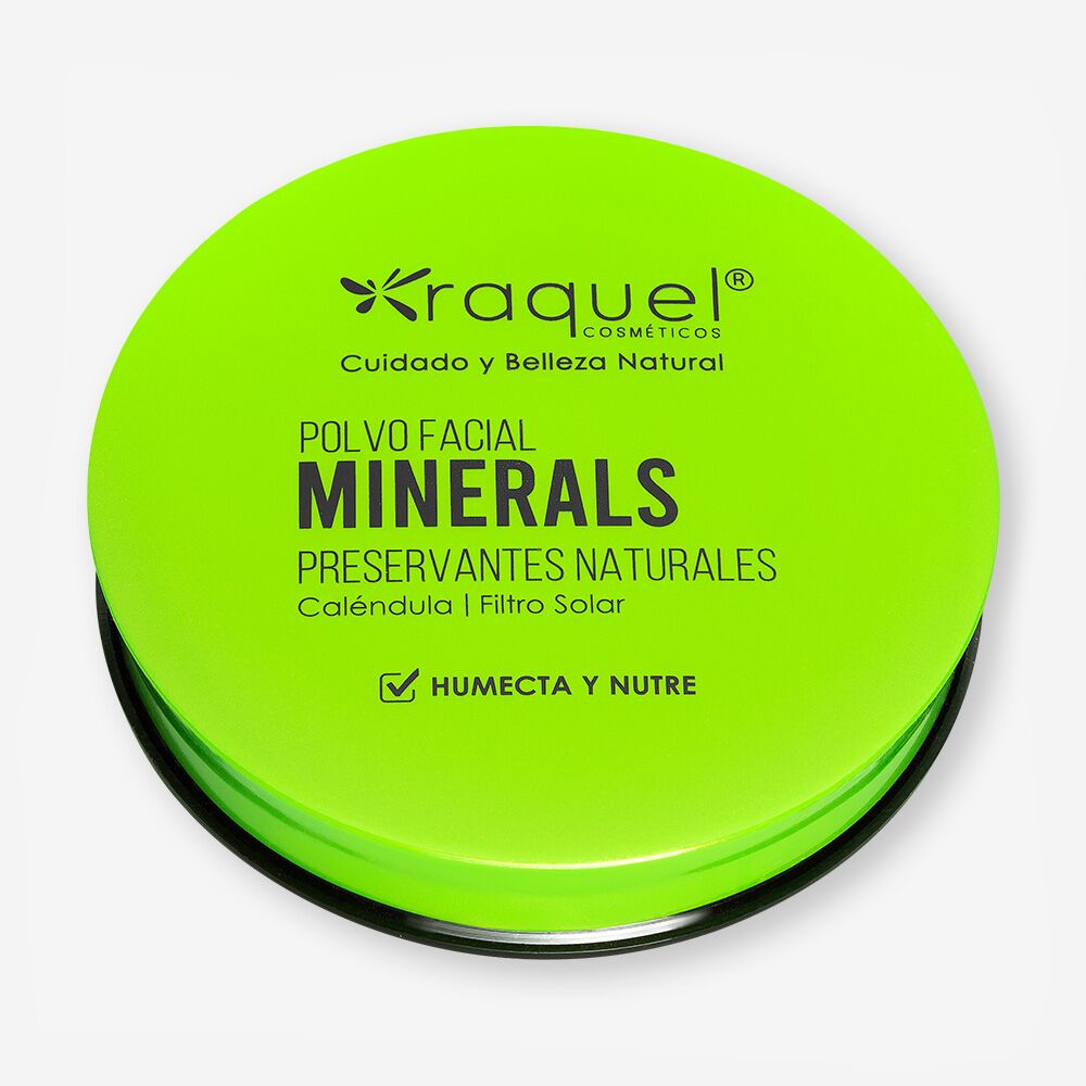 Polvo compacto minerals con caléndula y aceite de jojoba, para piel grasa o mixta - Imagen 1